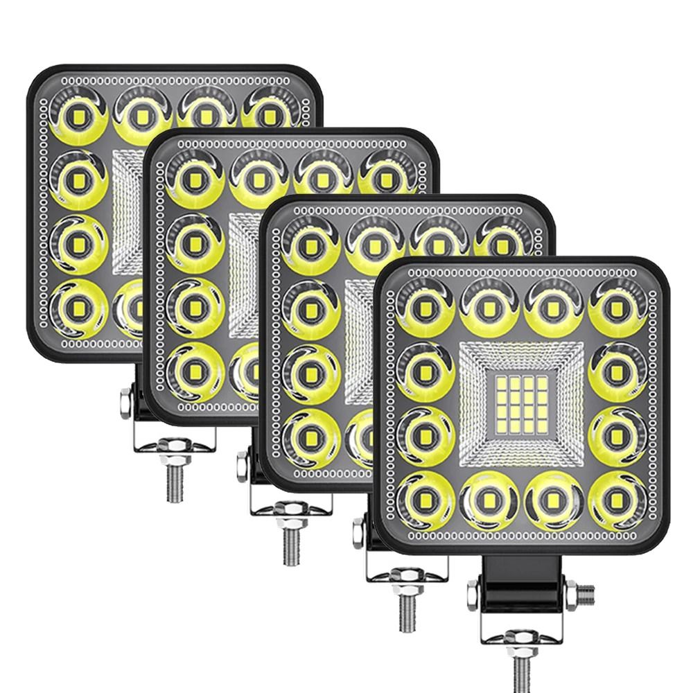 NLpeal 128W HighIntensity LED Light Bar IP68 Waterproof Combo Beam For Offroad 4x4 Marine 0