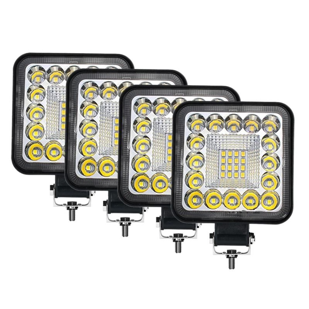 NLpeal 128W HighIntensity LED Light Bar IP68 Waterproof Combo Beam For Offroad 4x4 Marine 7