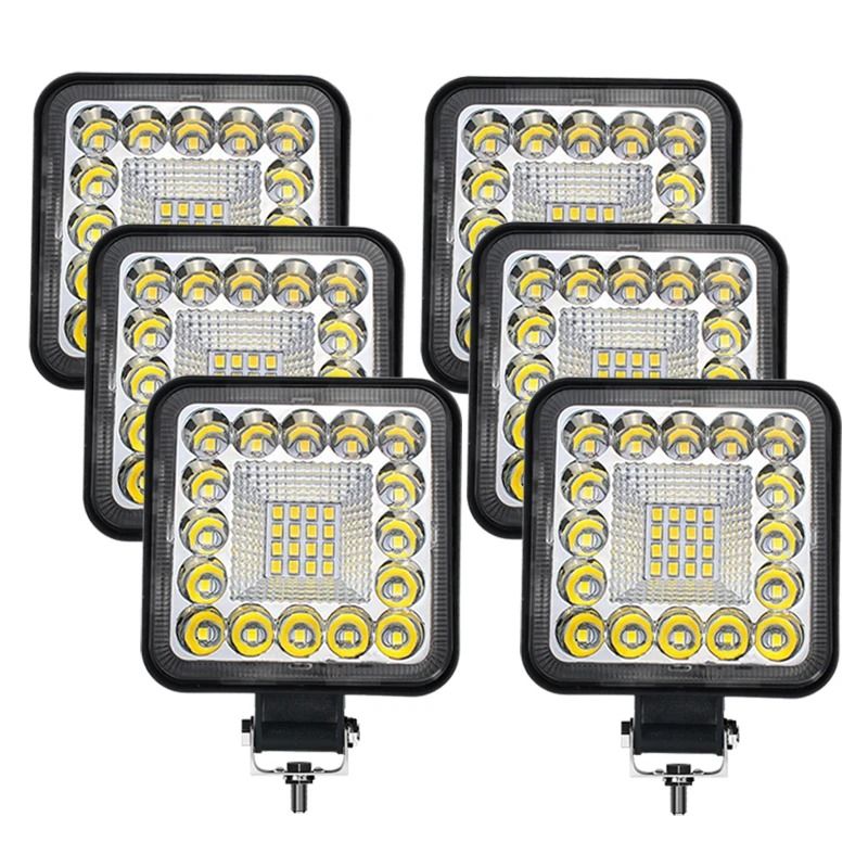 NLpeal 128W HighIntensity LED Light Bar IP68 Waterproof Combo Beam For Offroad 4x4 Marine 8