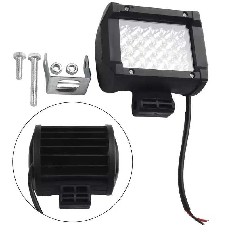 4Inch 72W HighIntensity LED Car Work Light Waterproof Night Driving Spotlight For Truck SUV OffRo 5