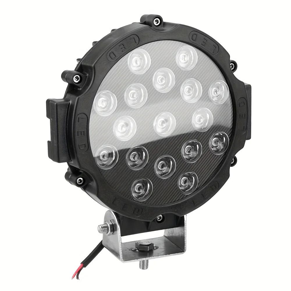 51W HighIntensity LED OffRoad Spotlight IP66 Waterproof Driving Light For Trucks Jeeps SUVs 3