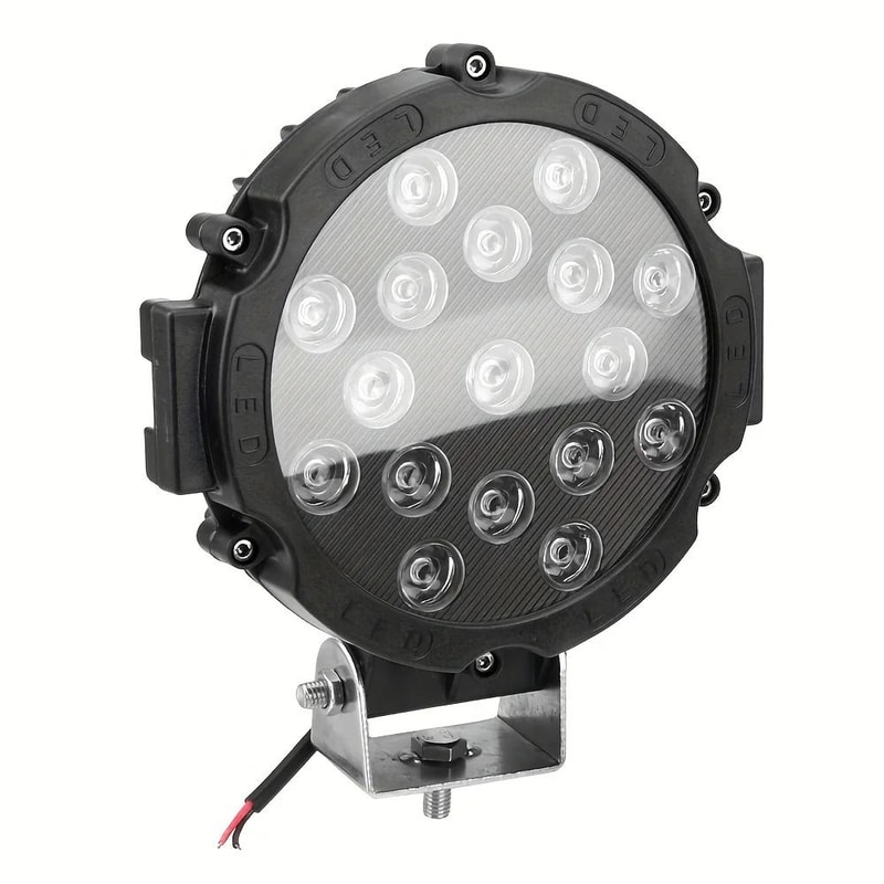 51W HighIntensity LED OffRoad Spotlight IP66 Waterproof Driving Light For Trucks Jeeps SUVs 3