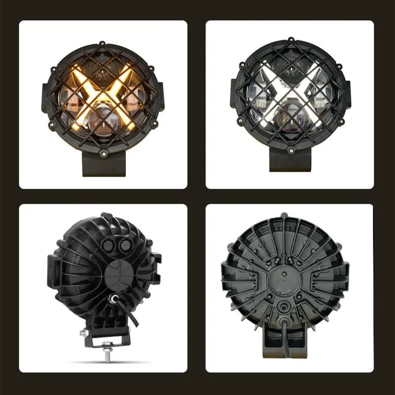7Inch HighIntensity LED Driving Light 60W IP68 Waterproof Spotlight For 4x4 Offroad Trucks Tracto 4