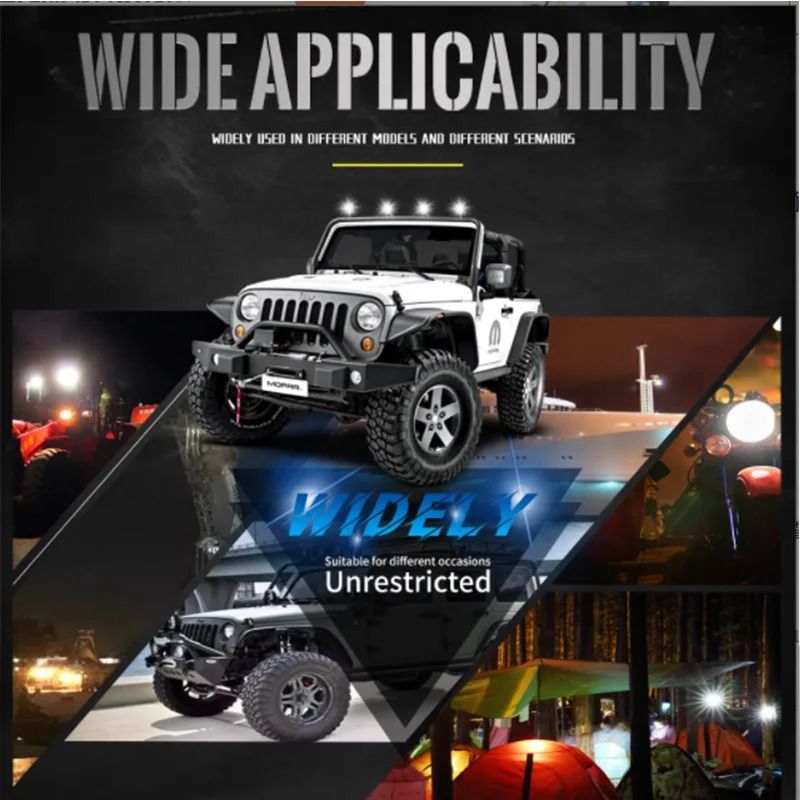 7Inch HighIntensity LED Driving Light 60W IP68 Waterproof Spotlight For 4x4 Offroad Trucks Tracto 5