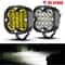 NAOEVO 3Inch HighIntensity LED Work Light DualColor 6000K3000K Spotlight For Offroad Jeep Motorcy 0