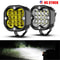 NAOEVO 3Inch HighIntensity LED Work Light DualColor 6000K3000K Spotlight For Offroad Jeep Motorcy 0
