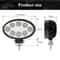 Oval LED Tractor Headlight Work Light HighIntensity Flood Lamp For John Deere Kubota Farm Equipm 1