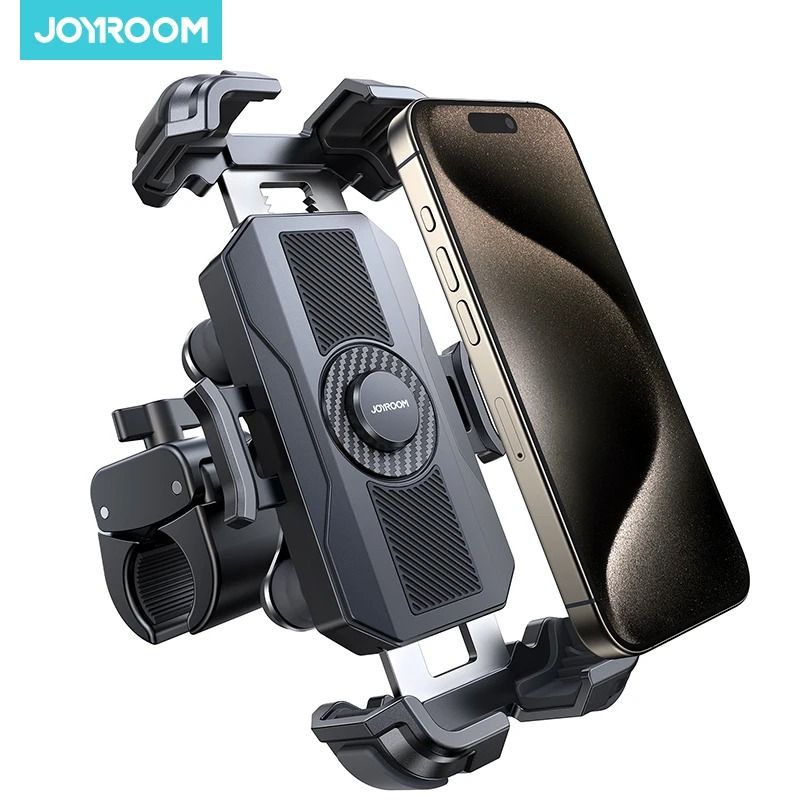 Joyroom HighIntensity Motorcycle Phone Mount AntiVibration Handlebar Holder For 477in IPhone Andr 6