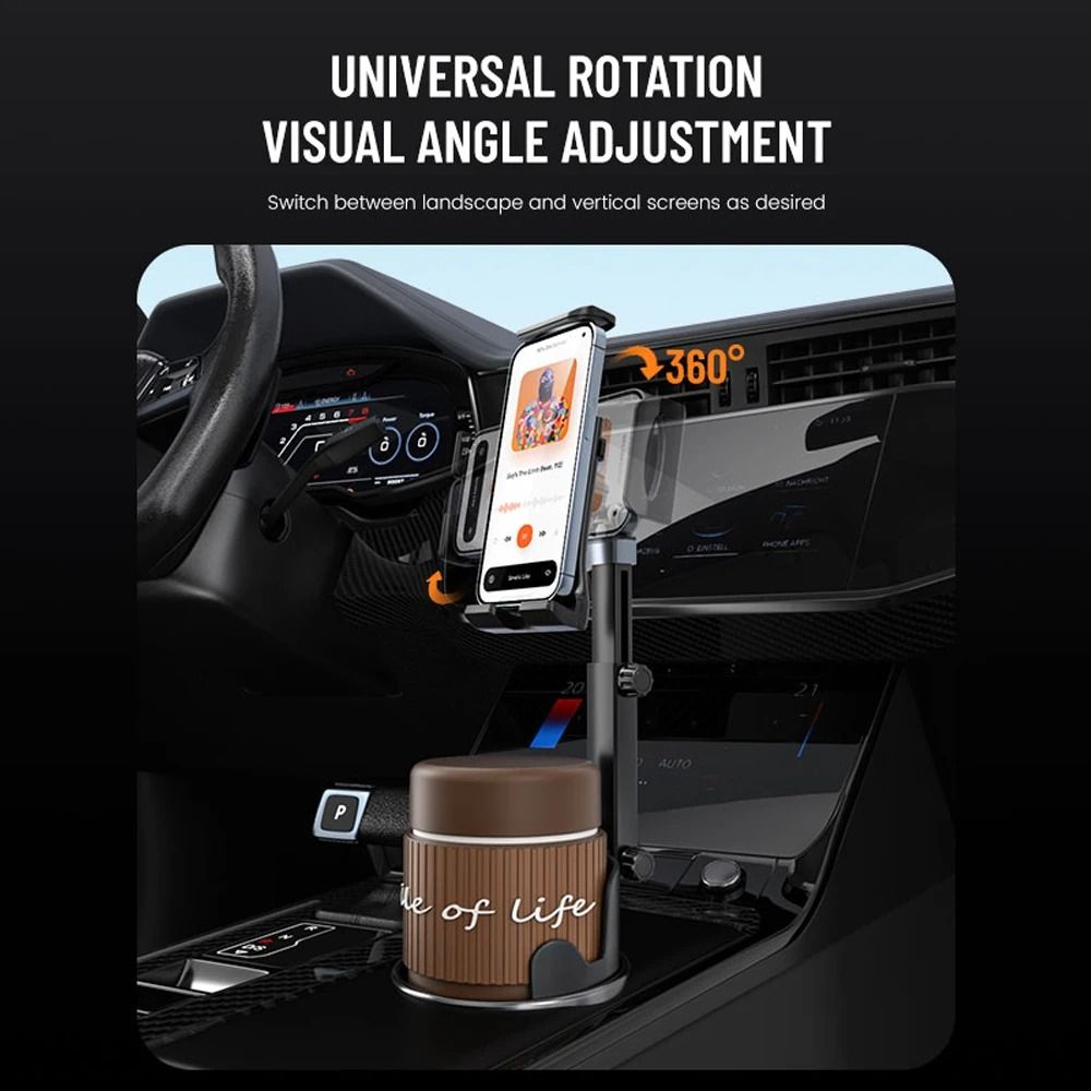 Multifunction Car Cup Tablet Phone Holder Stand Adjustable Drink Organizer Storage Accessory 5