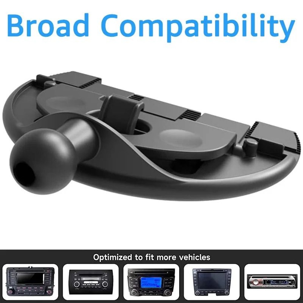Untoom Universal CD Slot Mount Base 17mm Ball Joint GPS Car Phone Holder Support 2