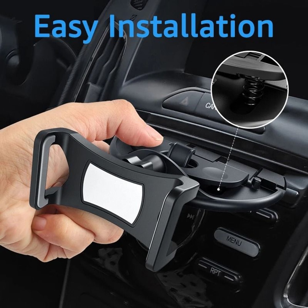 Untoom Universal CD Slot Mount Base 17mm Ball Joint GPS Car Phone Holder Support 5