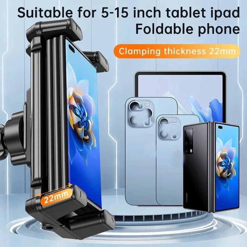 Dashboard HighIntensity Tablet Phone Suction Mount Universal Car Holder For 715 Pads Folding Scr 2