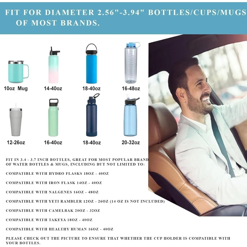 Multifunction Car Cup Holder Expander Tray Detachable Food Tray Organizer Table For Automotive In 5