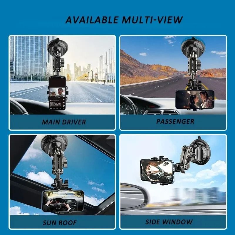 Universal Magic Arm Suction Car Mount HighStability Phone Holder For Vlog Shooting Video Recordin 4