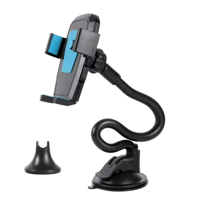Universal 360 Rotating Nano Sucker Car Phone Holder AntiSlip Flexible Mount For IPhone Samsung 10