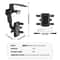 BLALION Universal HighIntensity Car Phone Holder 360 Rotating Retractable Dashboard Clip Mount 5