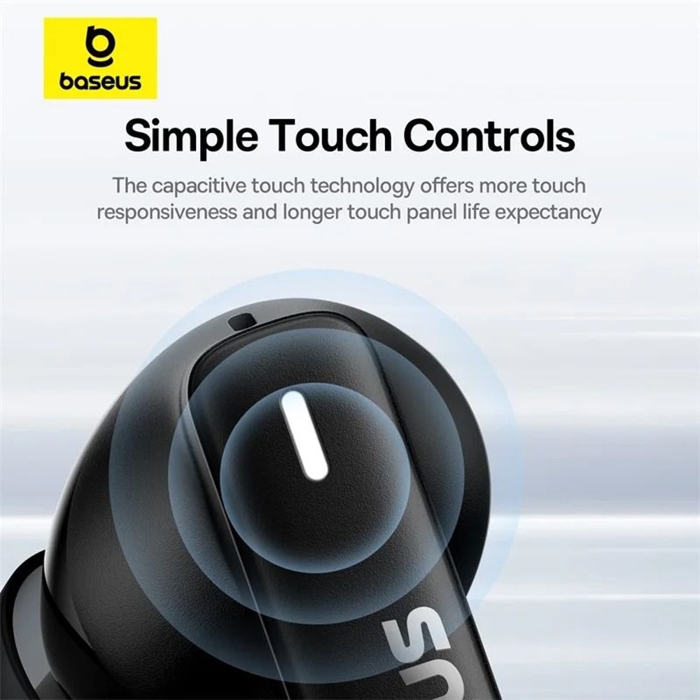 Baseus Bowie E19 Wireless Earbuds 12mm HighDynamic Drivers Bluetooth 53 With 33H Battery 5