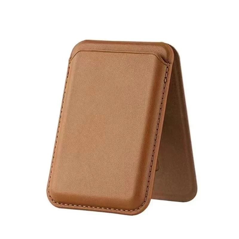 Strong Magnetic Leather Wallet With Hidden Stand MagSafe Card Holder For IPhone 15 14 13 Pro Max 12