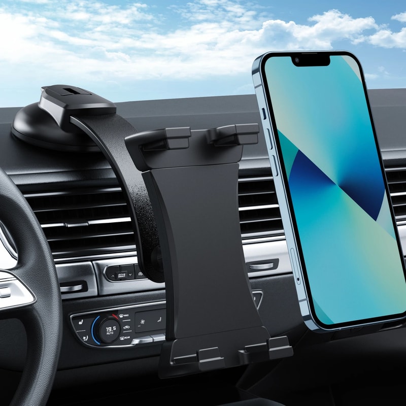 Universal Suction Cup Tablet Holder HeavyDuty Car Dashboard Windshield Mount For IPad Android 1