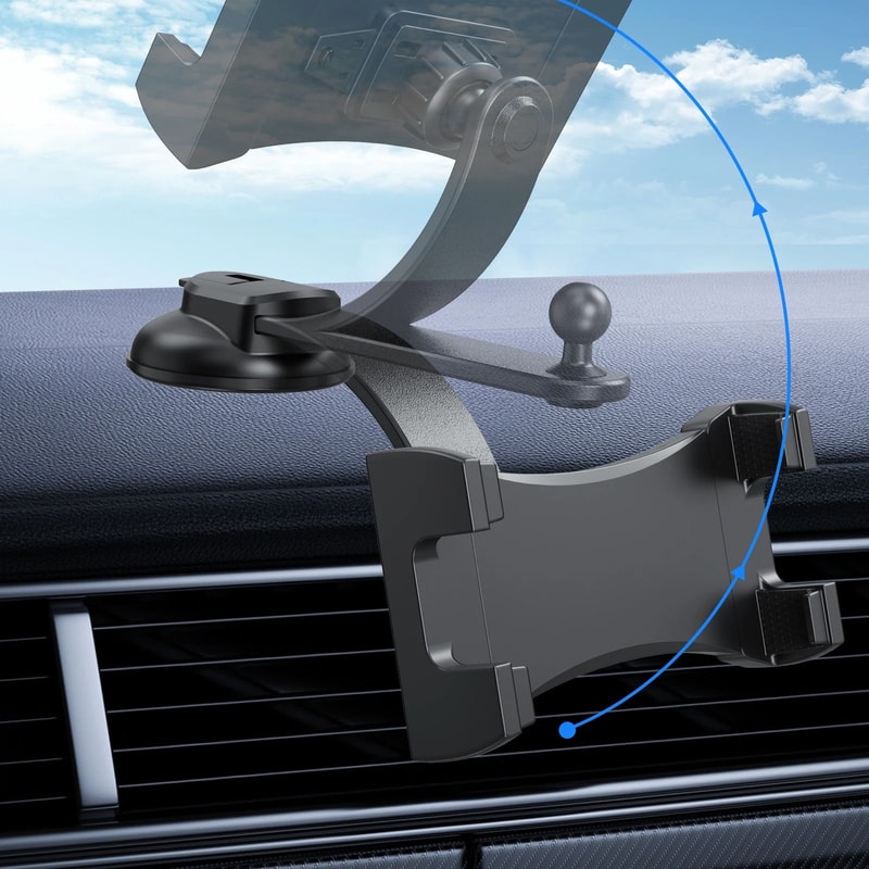Universal Suction Cup Tablet Holder HeavyDuty Car Dashboard Windshield Mount For IPad Android 2