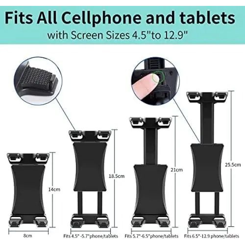 Universal Suction Cup Tablet Holder HeavyDuty Car Dashboard Windshield Mount For IPad Android 3