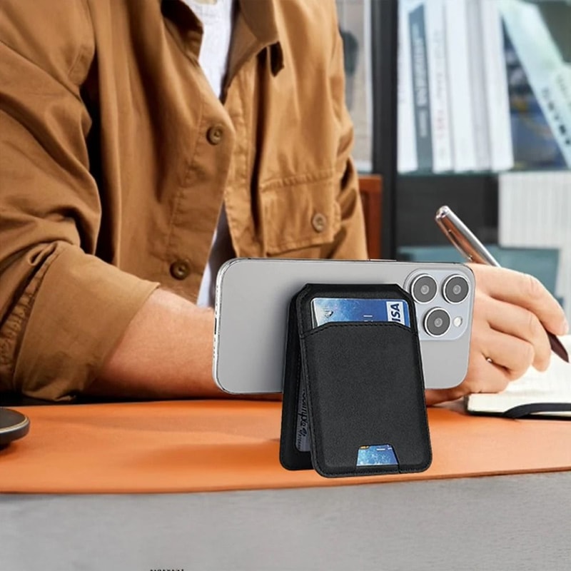 Luxury MagSafe Magnetic Leather Wallet Premium Card Holder Case For IPhone 16 15 14 13 12 Pro Max 5