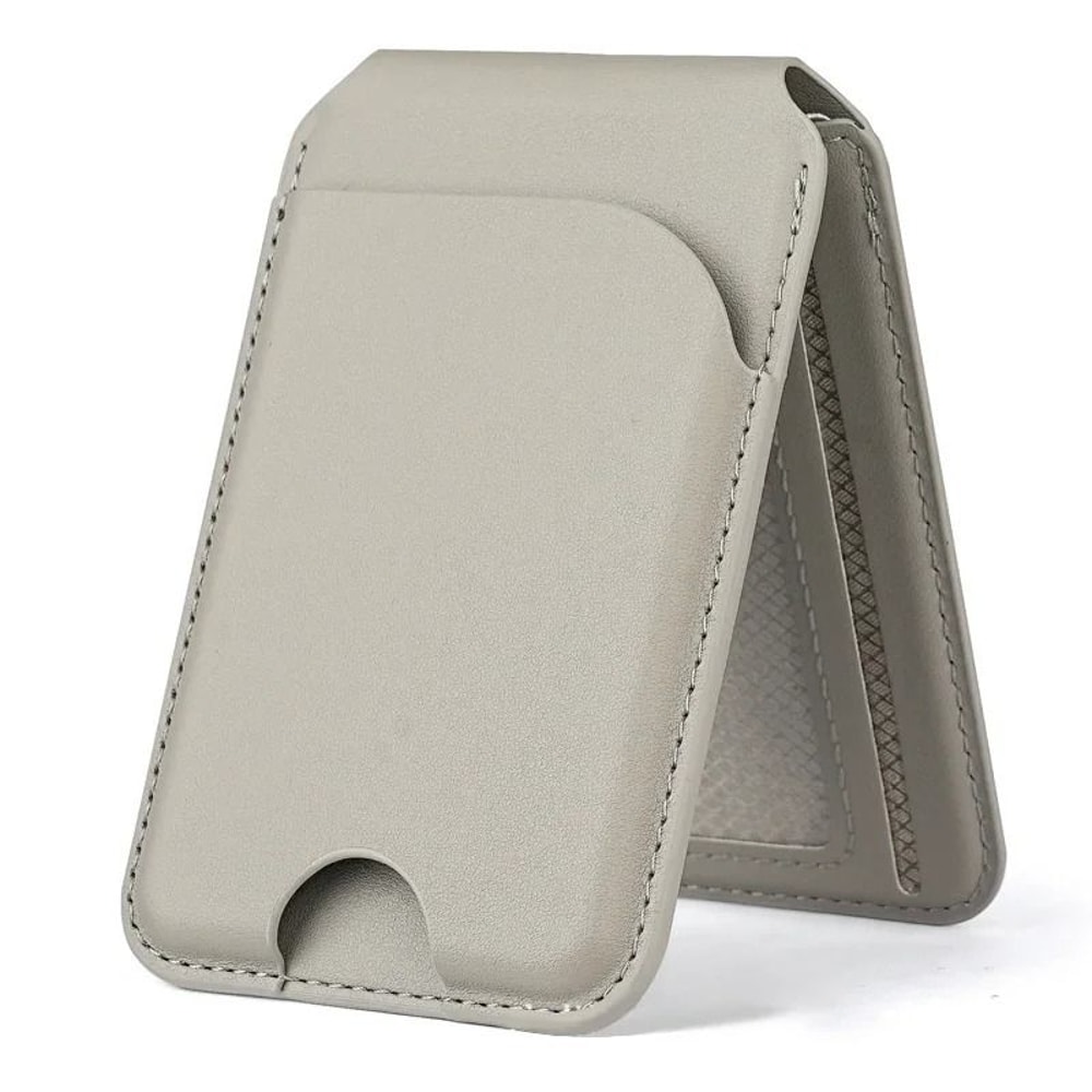 2in1 Magnetic MagSafe Leather Wallet Stand Adjustable Card Holder For IPhone 1615141312 10