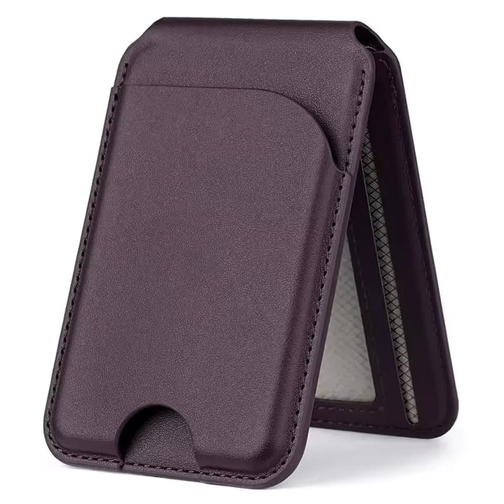 2in1 Magnetic MagSafe Leather Wallet Stand Adjustable Card Holder For IPhone 1615141312 12