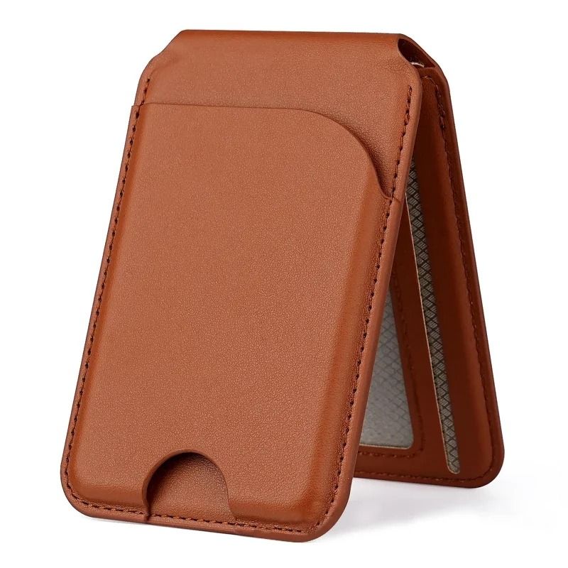 2in1 Magnetic MagSafe Leather Wallet Stand Adjustable Card Holder For IPhone 1615141312 8