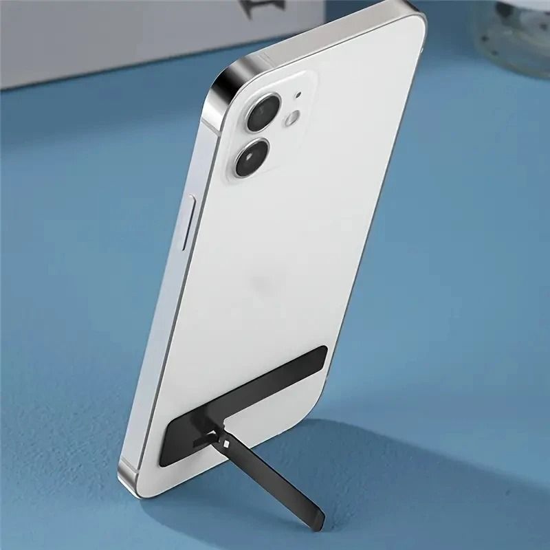 Universal Portable Stainless Steel Kickstand Foldable Adjustable UltraSlim Smartphone Stand 2