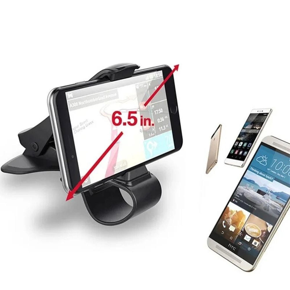 Universal Car Dashboard Clip Phone Mount HighStability GPS Navigation Bracket Foldable Stand 4