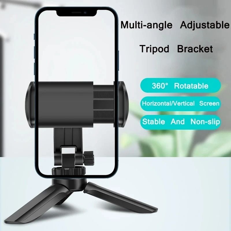 Universal Portable Mini Desktop Tripod Adjustable Smartphone Live Camera Stabilizer Bracket 0