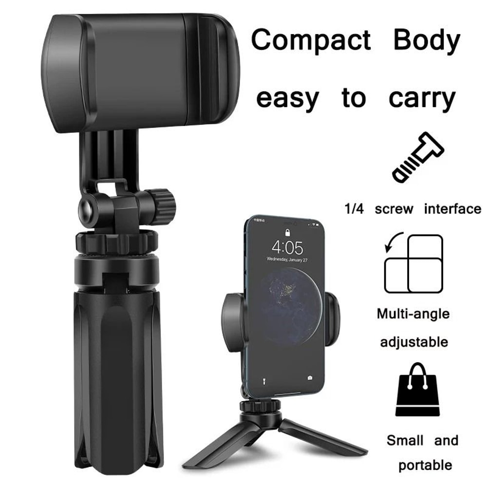 Universal Portable Mini Desktop Tripod Adjustable Smartphone Live Camera Stabilizer Bracket 3