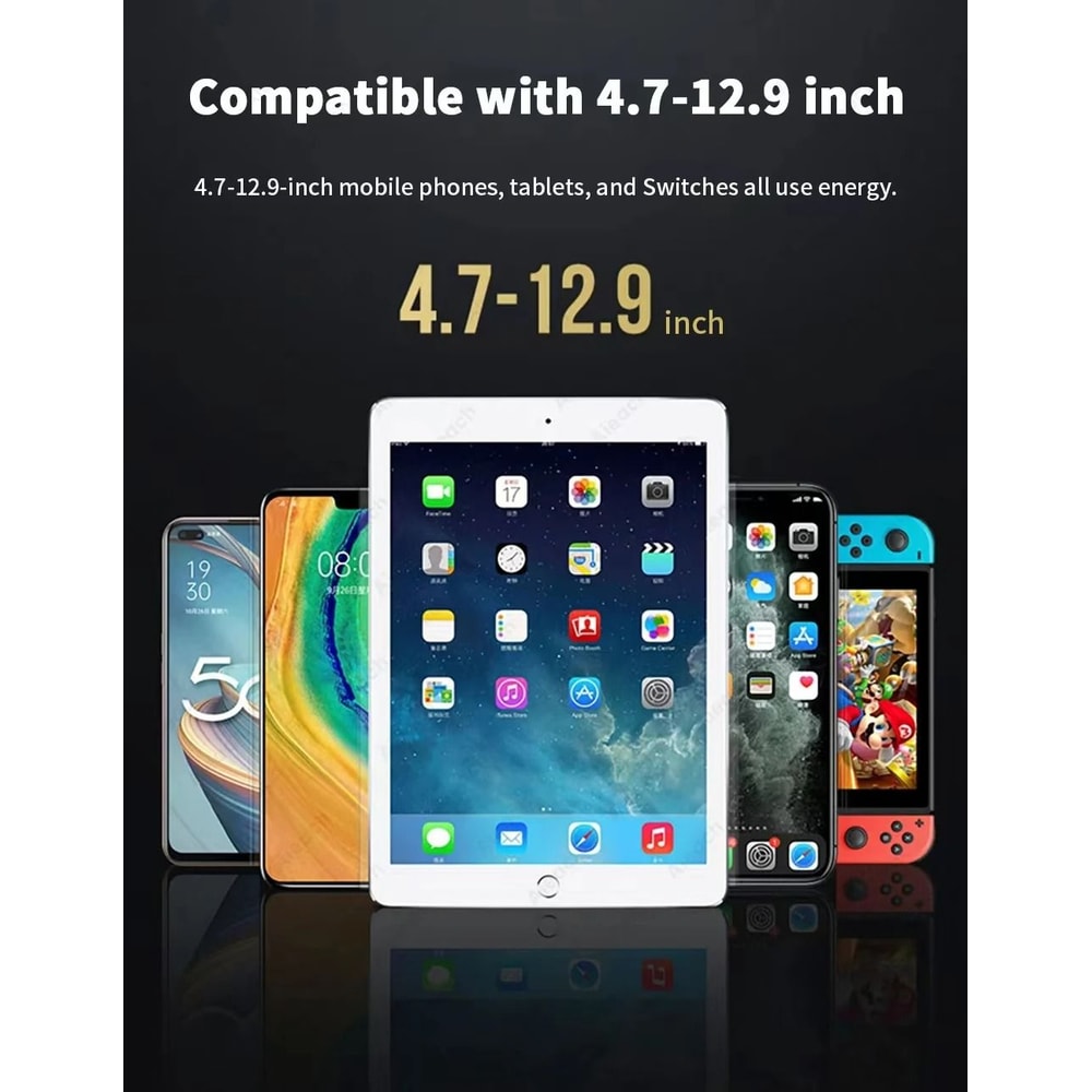 Telescopic Car Headrest Tablet Holder 360 Rotating Rear Seat Mount For 411 Inch Devices 4