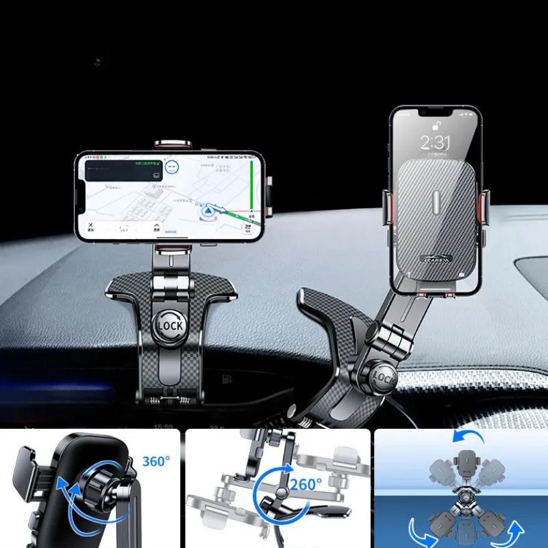Universal Air Vent Car Phone Mount HighStability Navigation Support Fixed Dedicated Bracket 2