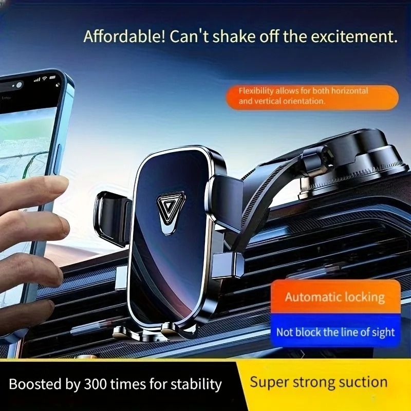 Nano Flexible Silicone Car Phone Holder 360 Rotation Unobstructed Screen View For IPhone 17 Serie 2