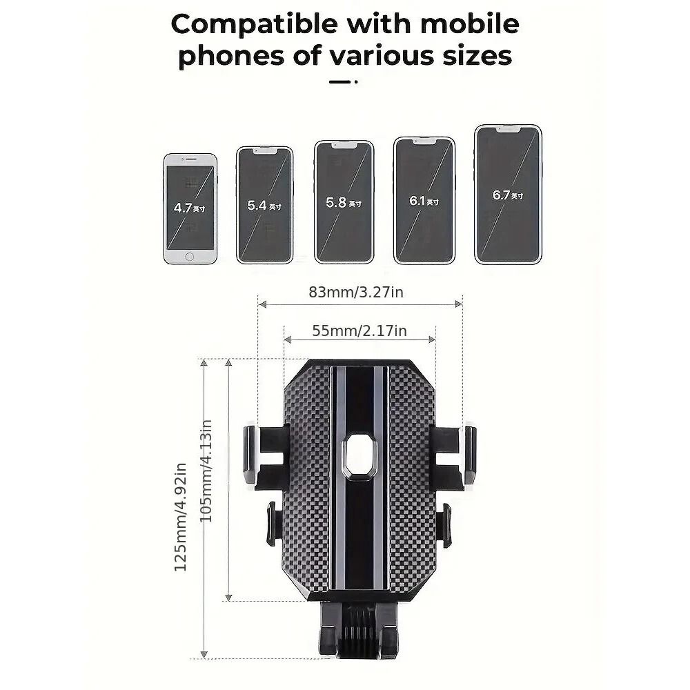 Universal Car Cup Holder Phone Mount Adjustable Gooseneck HighStability Stand For IPhone Android 4