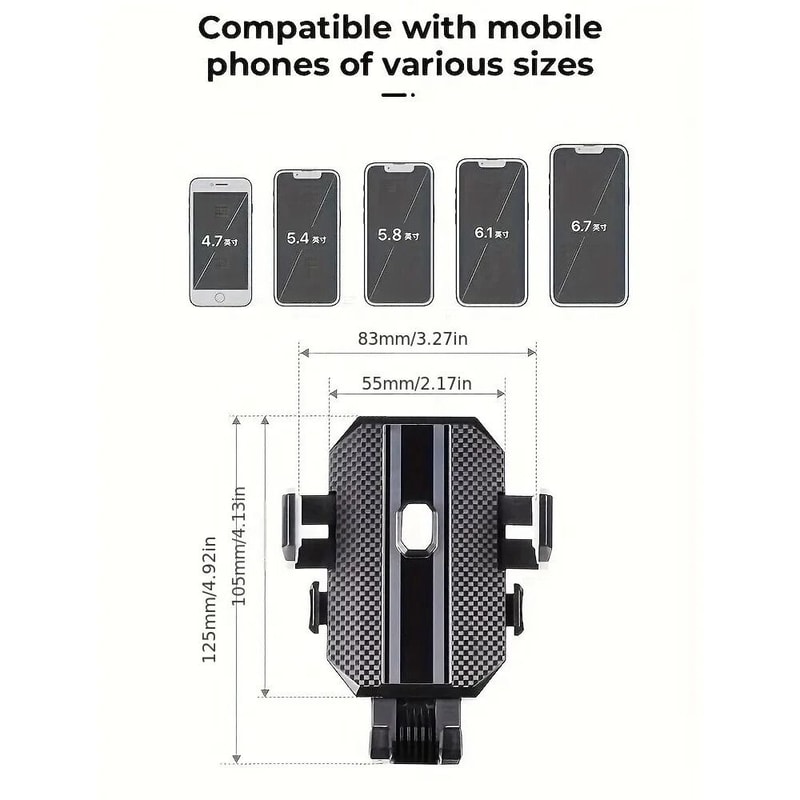 Universal Car Cup Holder Phone Mount Adjustable Gooseneck HighStability Stand For IPhone Android 4