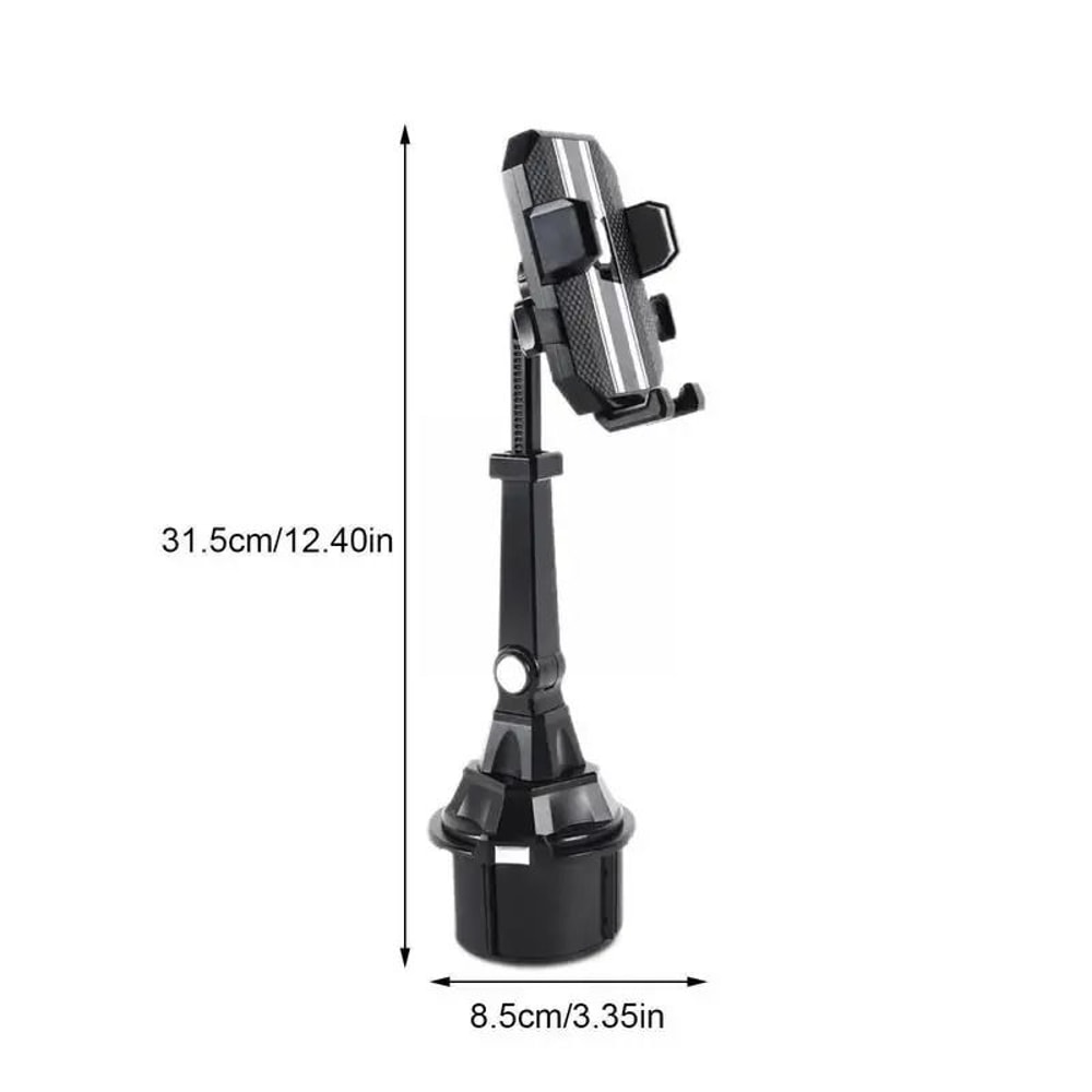Universal Car Cup Holder Phone Mount Adjustable Gooseneck HighStability Stand For IPhone Android 5