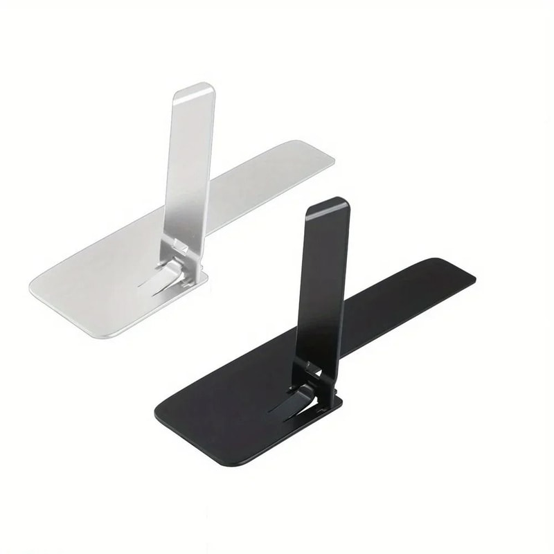 2Pack UltraThin Mini Phone Kickstand Universal Metal Steel Folding Desktop Bracket 5
