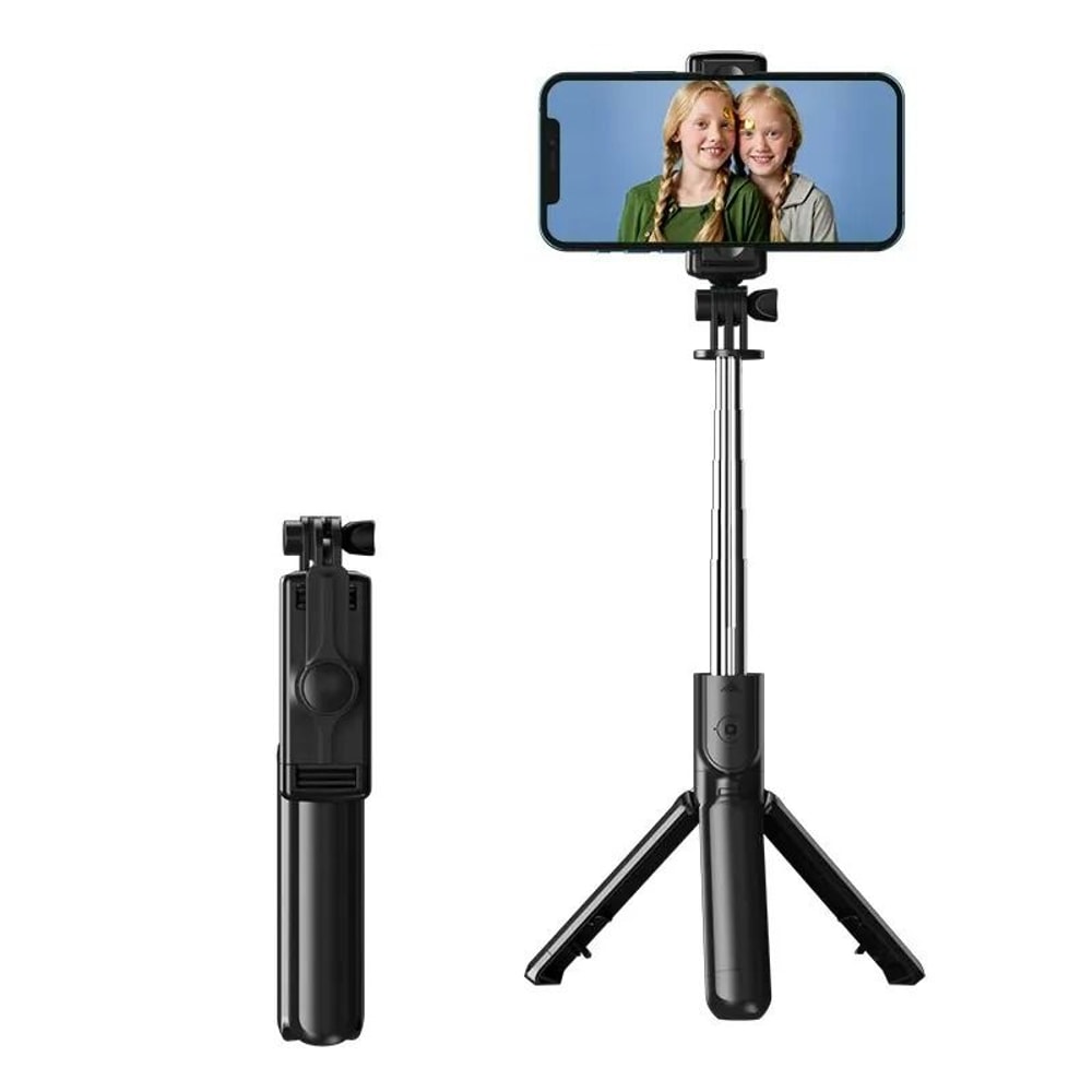 3in1 Bluetooth Wireless Selfie Stick Mini Tripod Extendable Monopod With Remote Shutter 4