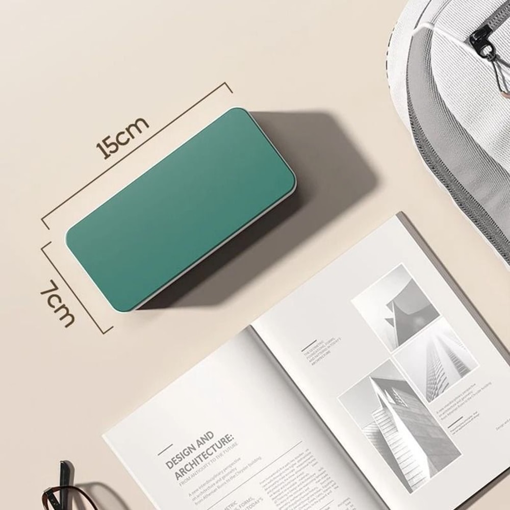 Portable Foldable LED Desk Lamp With Clock EnergySaving USB Rechargeable Reading Light 4