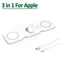 Universal 3in1 Magnetic Wireless Charging Pad UltraPortable Fast Charging Dock For IPhone 17 Appl 7