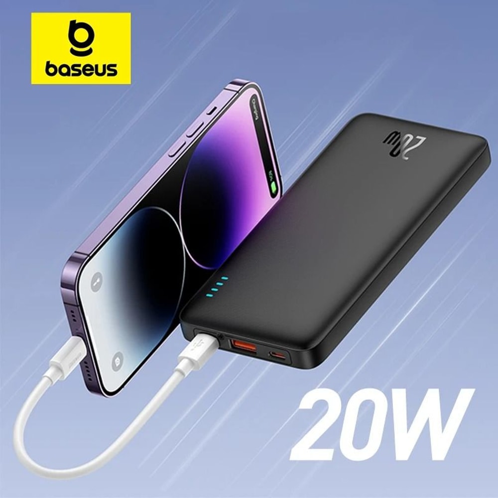 Baseus Airpow 20W Fast Charge Power Bank 10000mAh HighPerformance Portable Battery 0