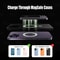10000mAh Magnetic Alloy Power Bank UltraSlim Wireless Fast Charger With Touch Screen LCD Display 2