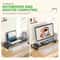 Ergonomic Computer Monitor Stand Riser Desktop Organizer With USB 30 Hub Peripheral Storage 4