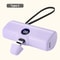 Integrated Mini Portable Power Bank 5000mAh Fast Charging External Battery For IPhone Android 10