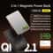 QI 21 Magnetic Wireless Power Bank 3in1 Smart Screen External Battery For IPhone 17 AirPods 8