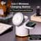 Qi2 Certified 3in1 Fast Wireless Charging Station Foldable Magnetic Dock For IPhone 16 Apple Watc 0