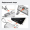 SHARGE Flow Mini 5000mAh Power Bank Integrated USBC Lightning Connectors For IPhone 15 Samsung 4